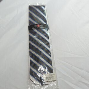 CHICK FIL A Black and Blue Striped Tie.. Amazing!! Eat More Chicken!! Amazing..